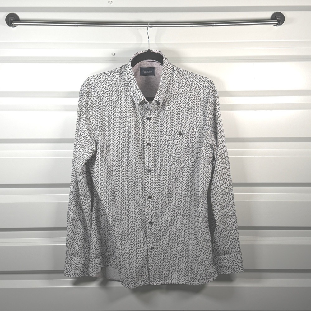 7Diamonds Sunday Best Mens Small Floral 4-Way Stretch Long Sleeve Shirt SMK-7380